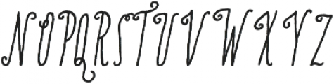 Amorie Nova Medium Italic ttf (500) Font UPPERCASE