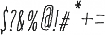 Amorie SC Medium Italic ttf (500) Font OTHER CHARS