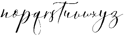 Amorra Script Regular otf (400) Font LOWERCASE