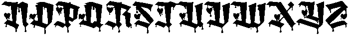 Amortem Drip Heart otf (400) Font UPPERCASE