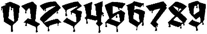 Amortem Drip Skull otf (400) Font OTHER CHARS