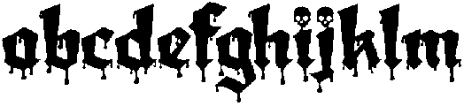 Amortem Drip Skull otf (400) FONT