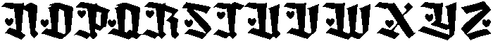 Amortem Heart otf (400) Font UPPERCASE