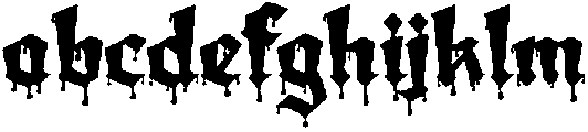 AmortemDripRegular otf (400) FONT