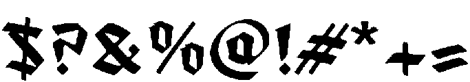 AmortemRegular otf (400) Font OTHER CHARS