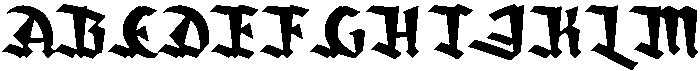 AmortemRegular otf (400) Font UPPERCASE