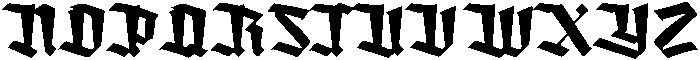 AmortemRegular otf (400) Font UPPERCASE