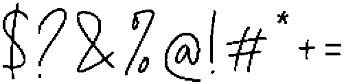 Amorty Bosworth otf (400) Font OTHER CHARS