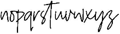 Amorty Bosworth otf (400) Font LOWERCASE