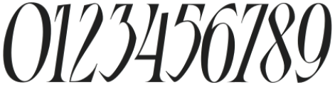 Amorvis Condensed italic otf (400) Font OTHER CHARS