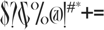 Amorvis Condensed otf (400) Font OTHER CHARS