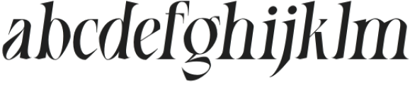 Amorvis Regular Italic otf (400) Font LOWERCASE