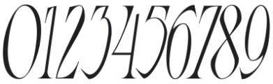 Amorvis Thin Condensed italic otf (100) Font OTHER CHARS