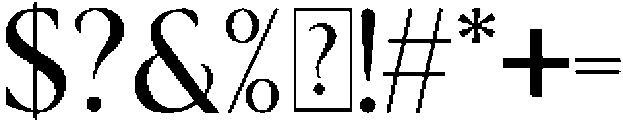 Amosther otf (400) Font OTHER CHARS