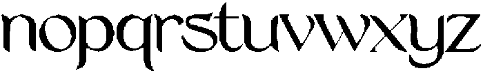 Amosther otf (400) Font LOWERCASE