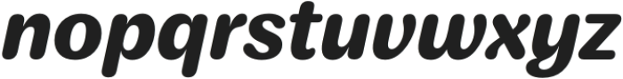 Amostra Bold Italic otf (700) Font LOWERCASE