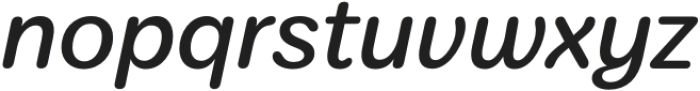 Amostra Medium Italic otf (500) Font LOWERCASE