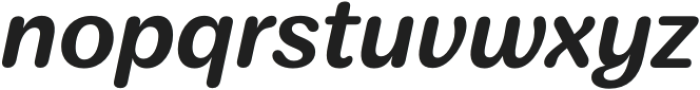 Amostra SemiBold Italic otf (600) Font LOWERCASE