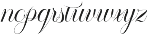 AmourScriptItalic-Italic otf (400) Font LOWERCASE