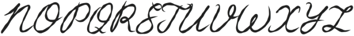 AmoursLetter-Regular otf (400) Font UPPERCASE