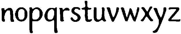 Amretiqua Regular otf (400) Font LOWERCASE