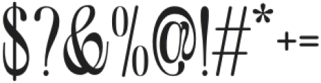 Amribail-Regular otf (400) Font OTHER CHARS