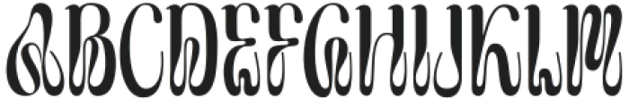 Amribail-Regular otf (400) Font UPPERCASE