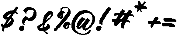 Amsefik Broky otf (400) Font OTHER CHARS
