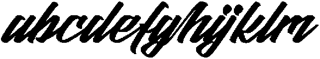 Amsefik Broky otf (400) Font LOWERCASE