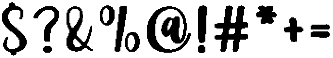 Amsterdam Handmade Regular otf (400) Font OTHER CHARS