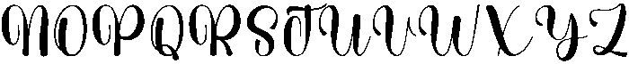 Amsterdam Handmade Regular otf (400) Font UPPERCASE