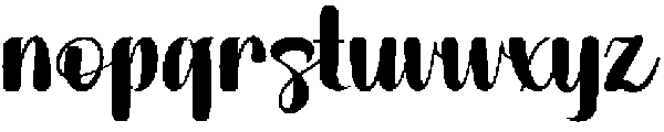 Amsterdam Handmade Regular otf (400) Font LOWERCASE