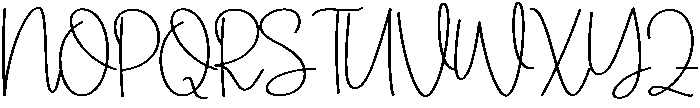 Amsterdam Signature Regular otf (400) Font UPPERCASE