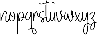Amsterdam Signature Regular otf (400) Font LOWERCASE