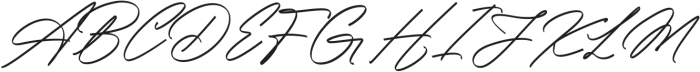 Amsterday Signature otf (400) Font UPPERCASE