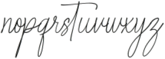 Amsterlusia otf (400) Font LOWERCASE