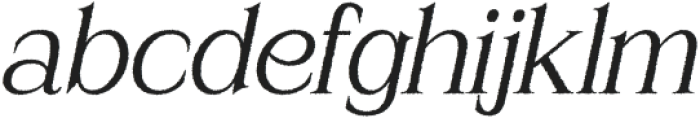 Amstir Rough Italic otf (400) Font LOWERCASE