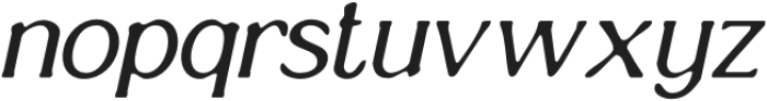 AmstirBlur-Italic otf (400) Font LOWERCASE