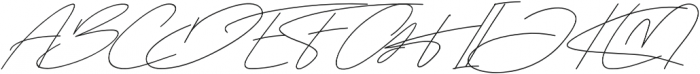 Amstonia Signature otf (400) Font UPPERCASE