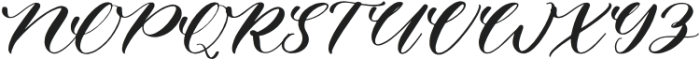 Amtyara Script Regular otf (400) Font UPPERCASE