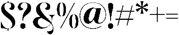 Amulan otf (400) Font OTHER CHARS