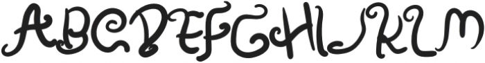 Amulman Bold otf (700) Font UPPERCASE