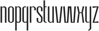 Amvergo News otf (400) Font LOWERCASE