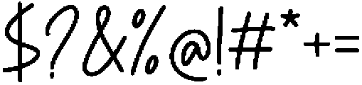 Amygost Bold otf (700) Font OTHER CHARS