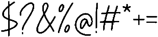 Amygost otf (400) Font OTHER CHARS