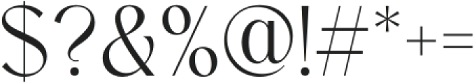 amoera-Regular otf (400) Font OTHER CHARS