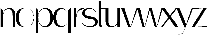 amora otf (400) Font LOWERCASE