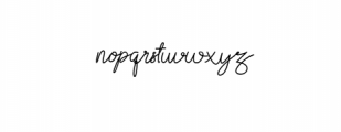 Amanda Font LOWERCASE