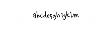 Amandell-Regular.ttf Font LOWERCASE