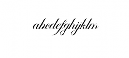 Ambergris Script Font LOWERCASE